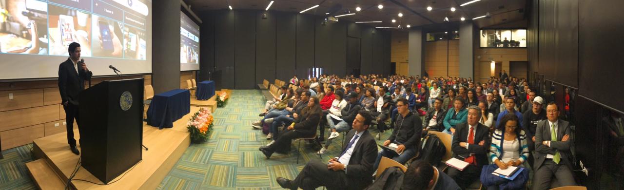 Jaime Espinosa, director de Open Innovation de BBVA Colombia en la cátedra BBVA Espinosa en cátedra BBVA