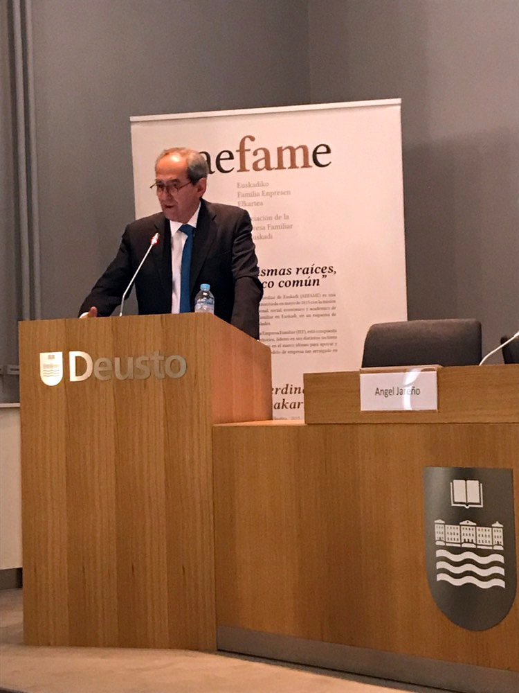 José Manuel González Páramo evento AEFAME Bilbao, mayo 2019 José Manuel González Páramo evento AEFAME Bilbao, mayo 2019