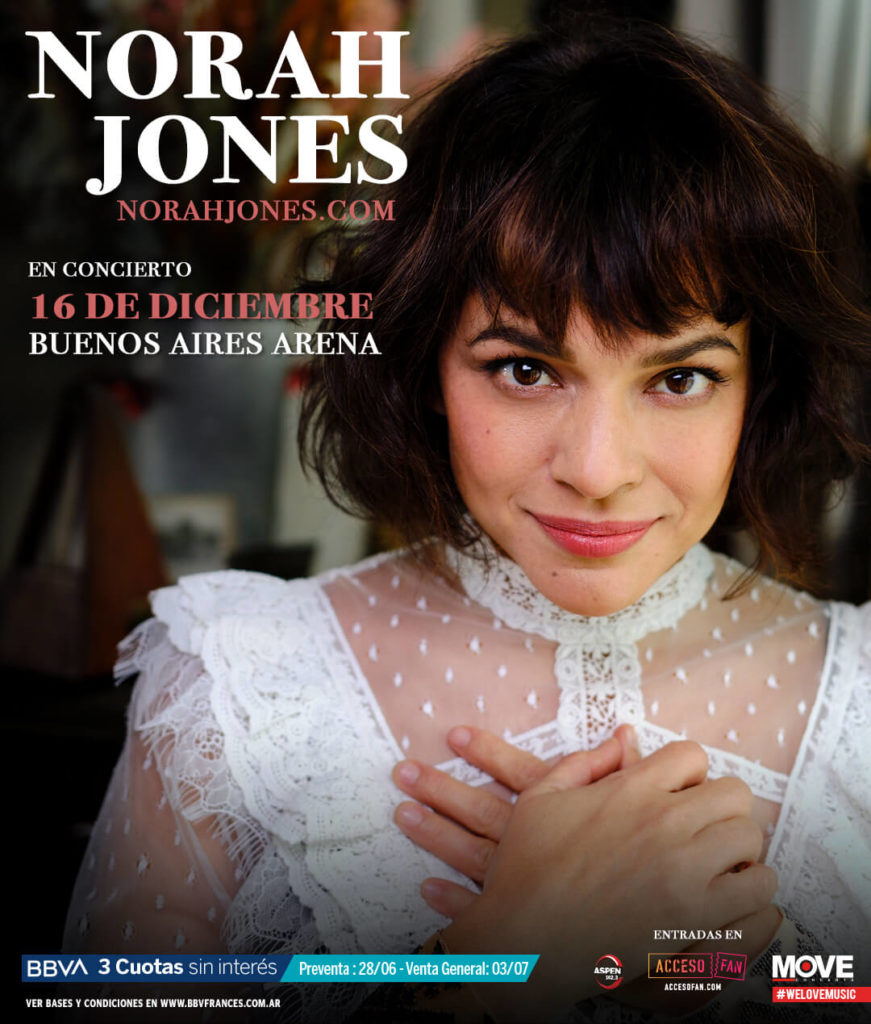 Nora Jones en Argentina
