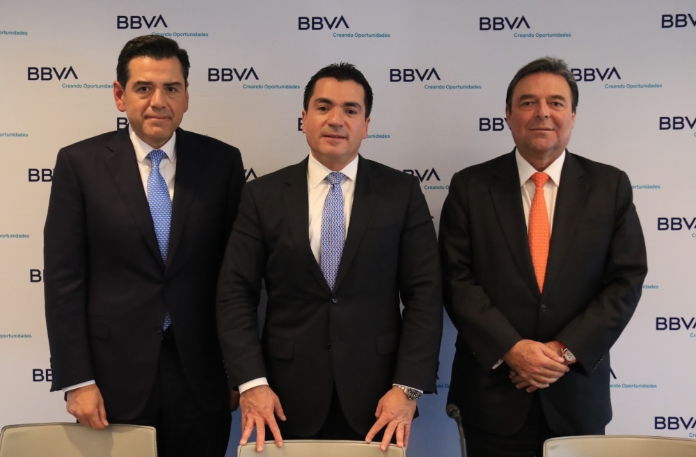 Eduardo Osuna, Ignacio de la Luz, Jorge Terrazas, BBVA México Eduardo Osuna, Ignacio de la Luz, Jorge Terrazas, BBVA México