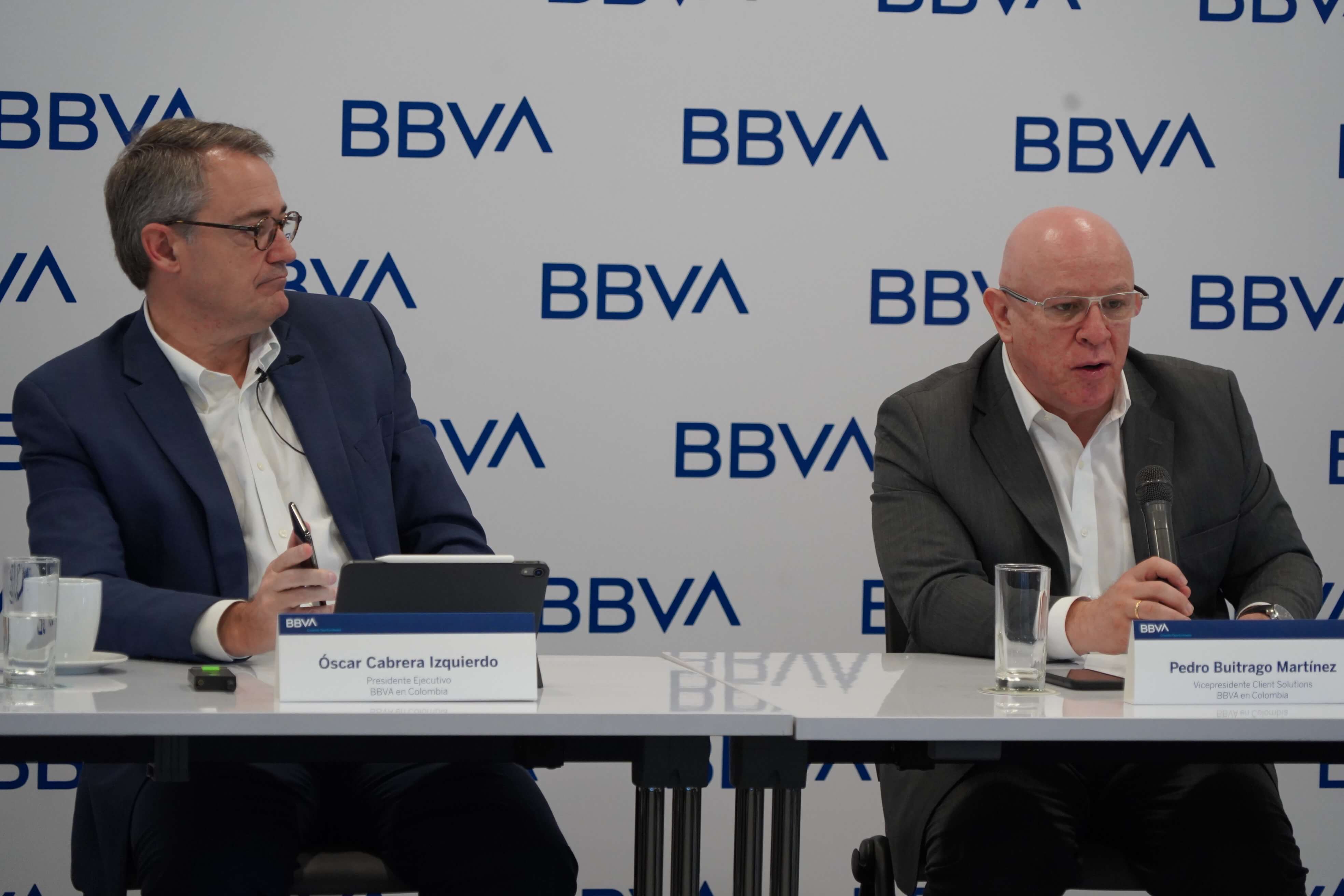 Oscar Cabrera Presidente de BBVA Colombia - Pedro Buitrago Vicepresidente de Client Solutions Oscar Cabrera Presidente de BBVA Colombia - Pedro Buitrago Vicepresidente de Client Solutions