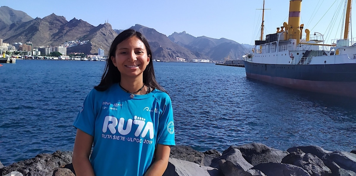 María José Porras, colombiana en Ruta Siete