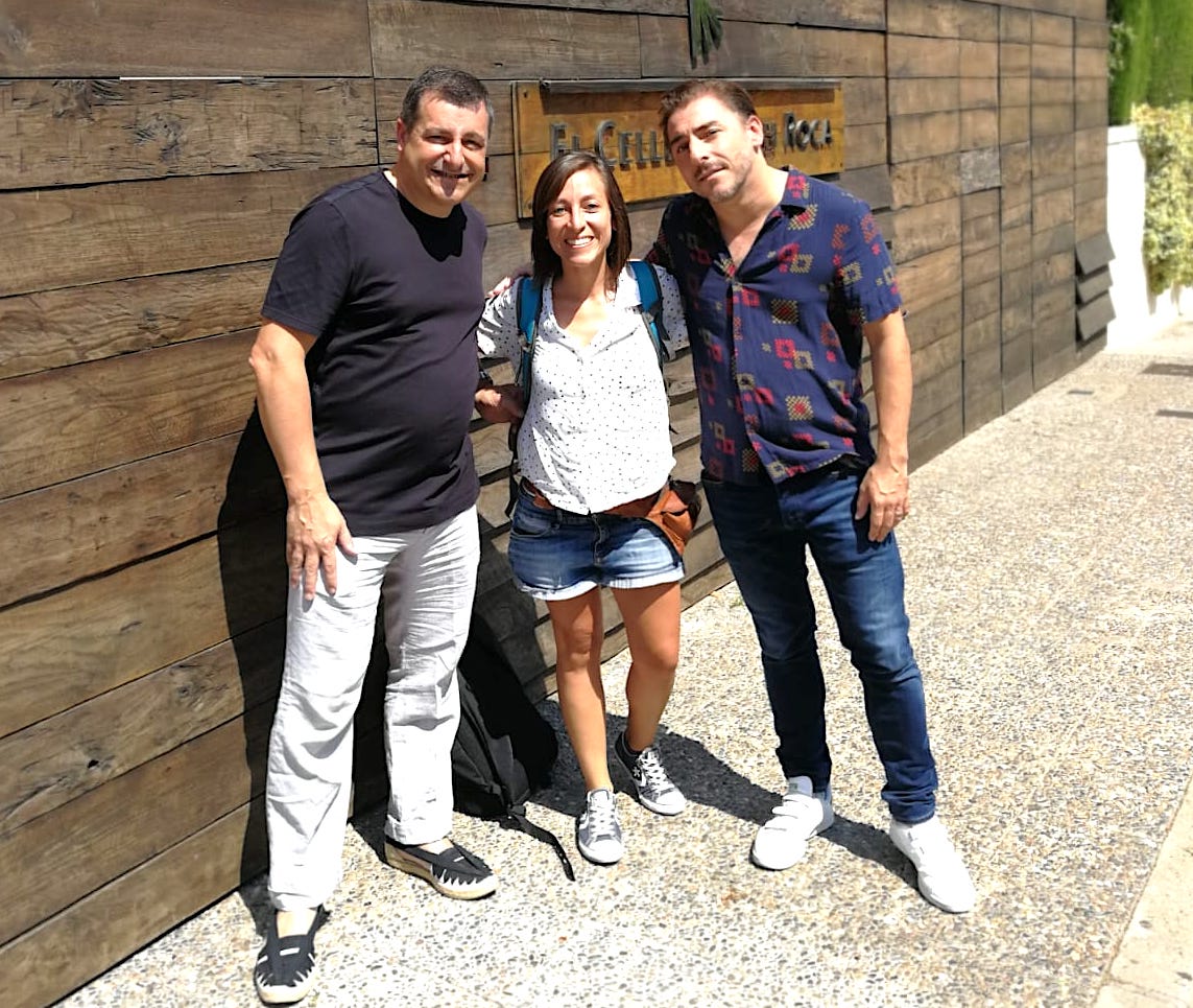 Mafe con los Hermanos Roca Mafe con los Hermanos Roca