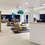 Interior oficina BBVA en España Interior oficina BBVA en España