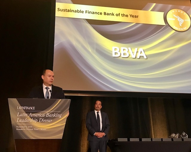 BBVA banco mas sostenible de AL BBVA banco mas sostenible de AL