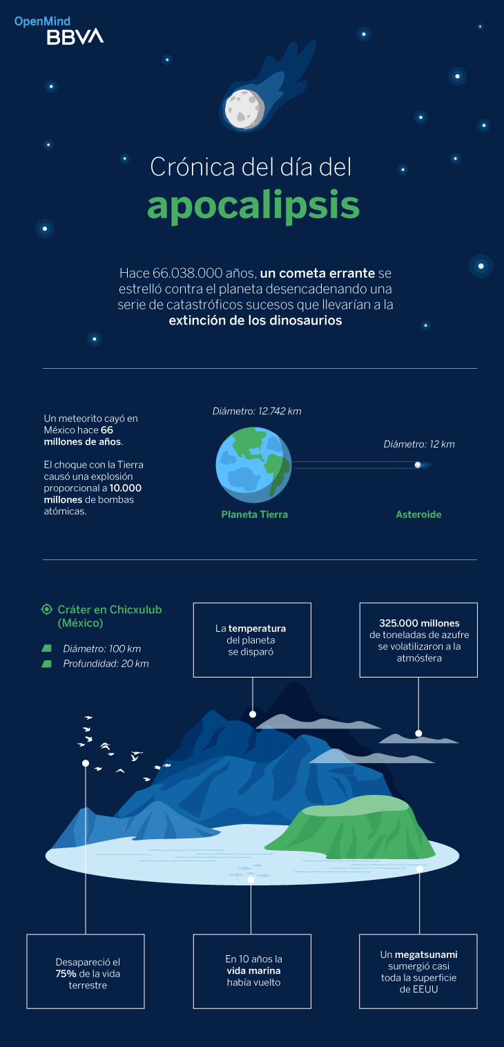 Infografía: ¿Por qué se extinguieron los dinosaurios? | BBVA Infografía: ¿Por qué se extinguieron los dinosaurios? | BBVA