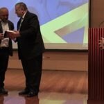 Mauricio Flores y el rector de la U. Santo Tomas. Mauricio Flores y el rector de la U. Santo Tomas.