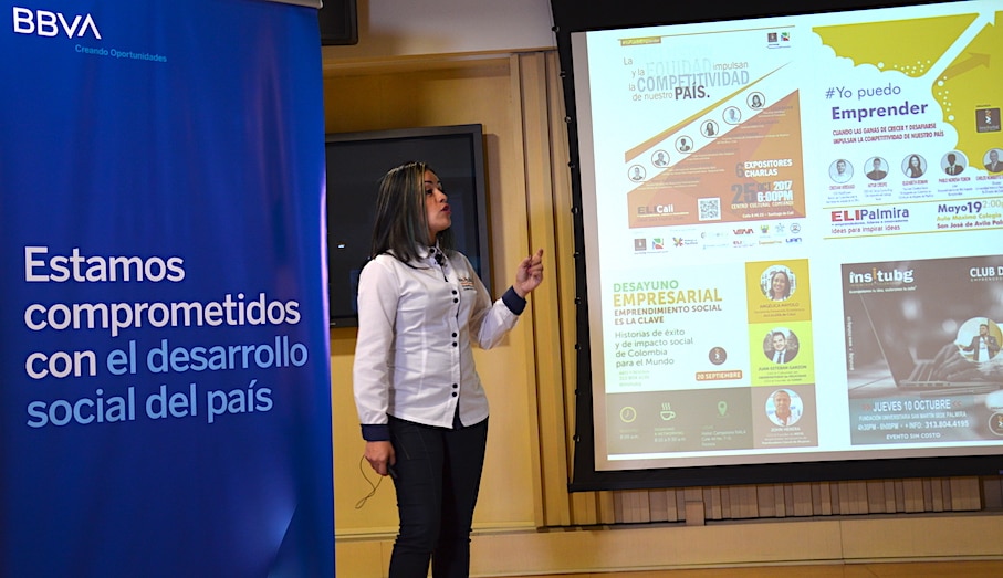 Pitch de una de las emprendedoras de BBVA Momentum 2019 Pitch de una de las emprendedoras de BBVA Momentum 2019
