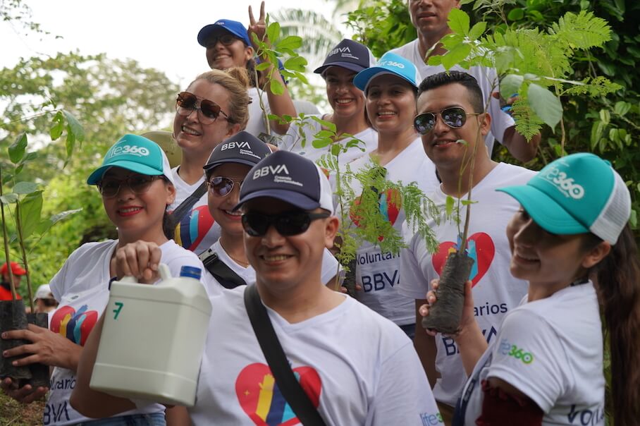 Voluntarios 4 - BBVA Siembra de árboles