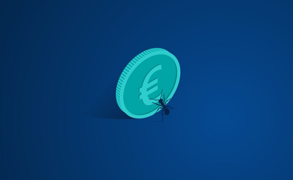 hormiga-gastos-moneda-dinero