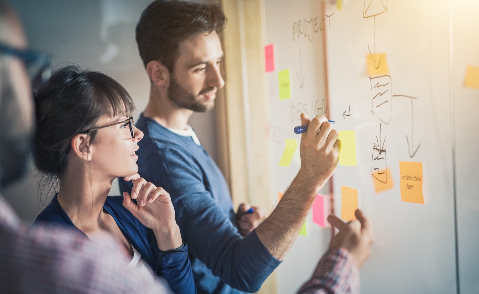 empleados- agile-post-it trabajadores empleados- agile-post-it trabajadores