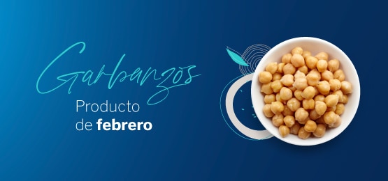 Garbanzos, producto del mes de febrero en Gastronomía sostenible.