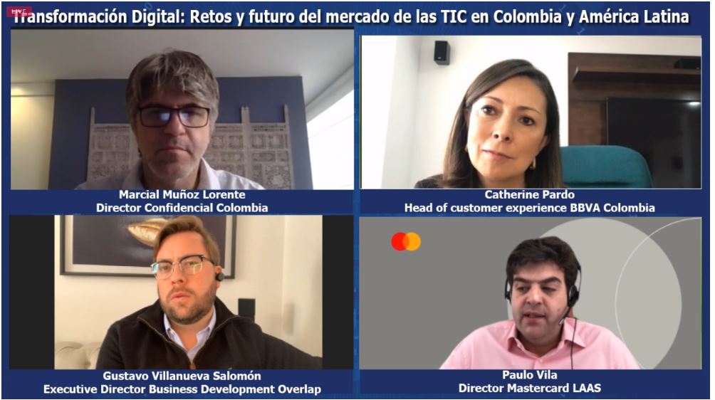 Catherine Pardo, head of customer experience de BBVA Colombia en el panel “Retos y futuro del mercado de las TICS en Colombia y América Latina” organizado por el medio Confidencial Colombia
