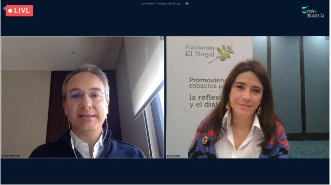 En el marco del 5º Encuentro Foro de Presidentes organizado por la Fundación El Nogal “Desafíos de la economía y del empresariado 2020-2021”, el country manager de BBVA en Colombia, Mario Pardo, compartió los aprendizajes que ha dejado la crisis del COVID-19 y los desafíos que tendrán que afrontar los bancos para aportar en la reconstrucción económica del país.