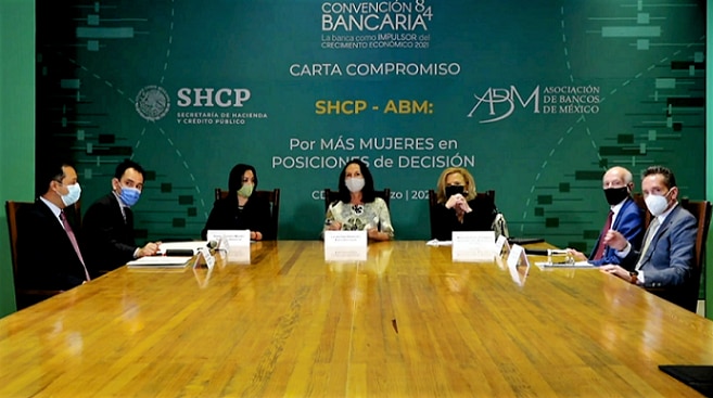 compromiso equidad de genero SHCP y ABM