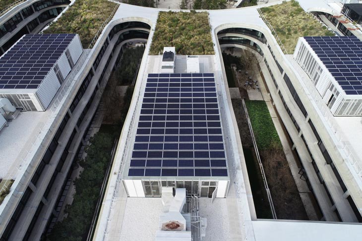 BBVA-Plan-General-Ecoeficiencia-interior-paneles-ciudad-sede-bbva-energía-solar-recurso-banco-vista-dron- BBVA-Plan-General-Ecoeficiencia-interior-paneles-ciudad-sede-bbva-energía-solar-recurso-banco-vista-dron-