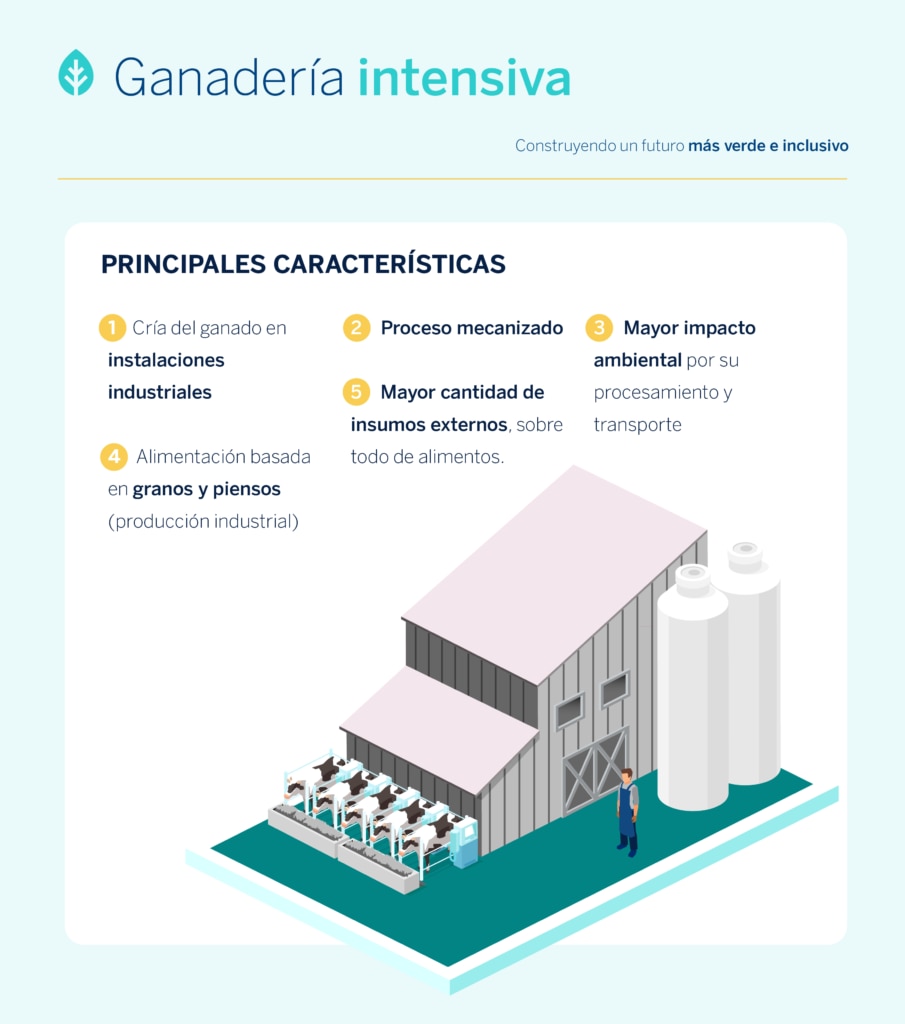 ¿Qué es la ganadería intensiva?