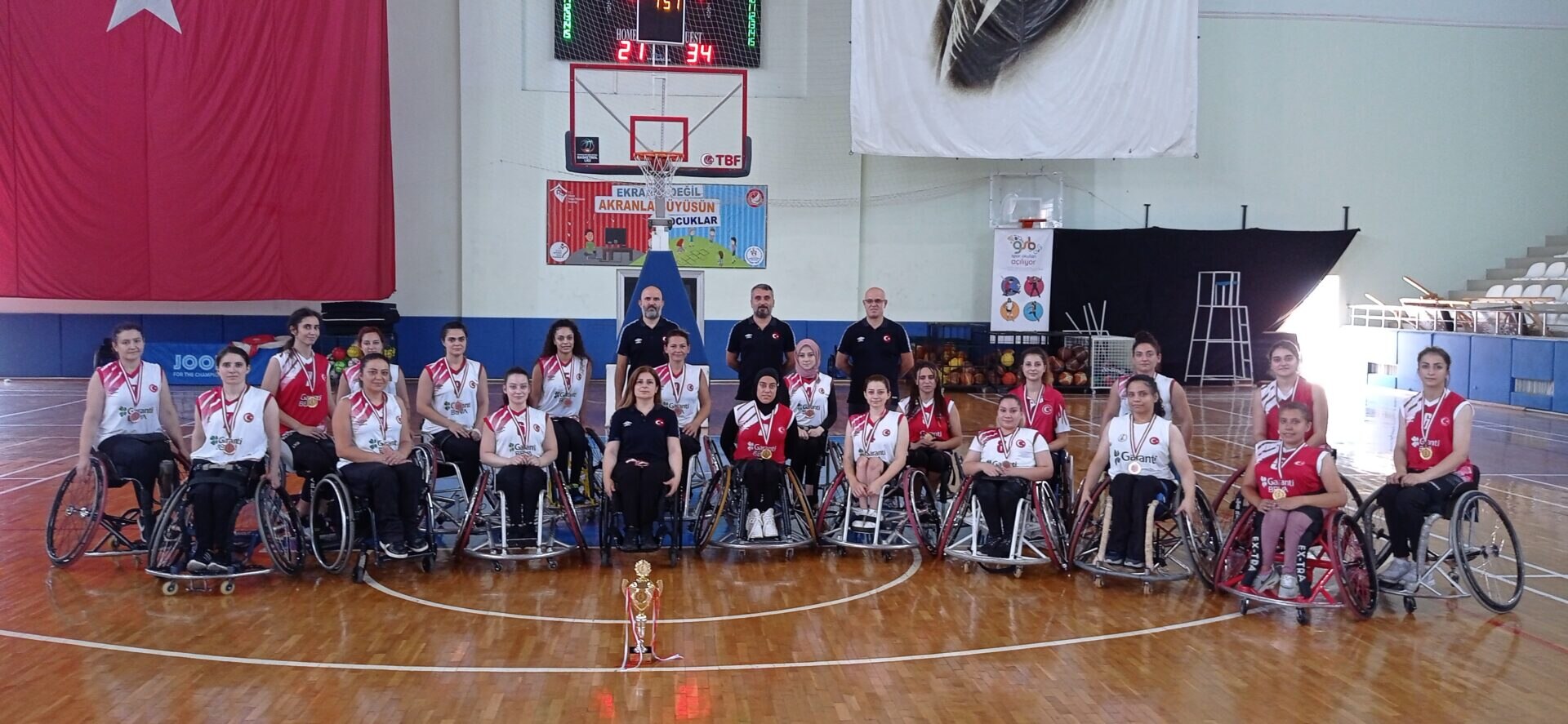 The Wheelchair Basketball Women's Turkey Championship