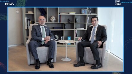 Eduardo Osuna / Vicepresidente y Director General BBVA México
Juan López Dóriga / Embajador de España en Méxic Eduardo Osuna y Juan López-Doriga