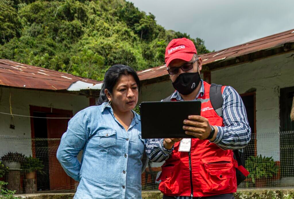 Luz Nelsy, emprendedora colombiana de la FMBBVA Luz Nelsy, emprendedora colombiana de la FMBBVA