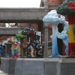 oso-madroño-Madrid-BBVA-pandemia Cuarenta esculturas del Oso y el Madroño por todo Madrid homenajean a los héroes de la pandemia