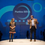 Florencia Canestri y Juan Kindt en la presentación de Puntos BBVA