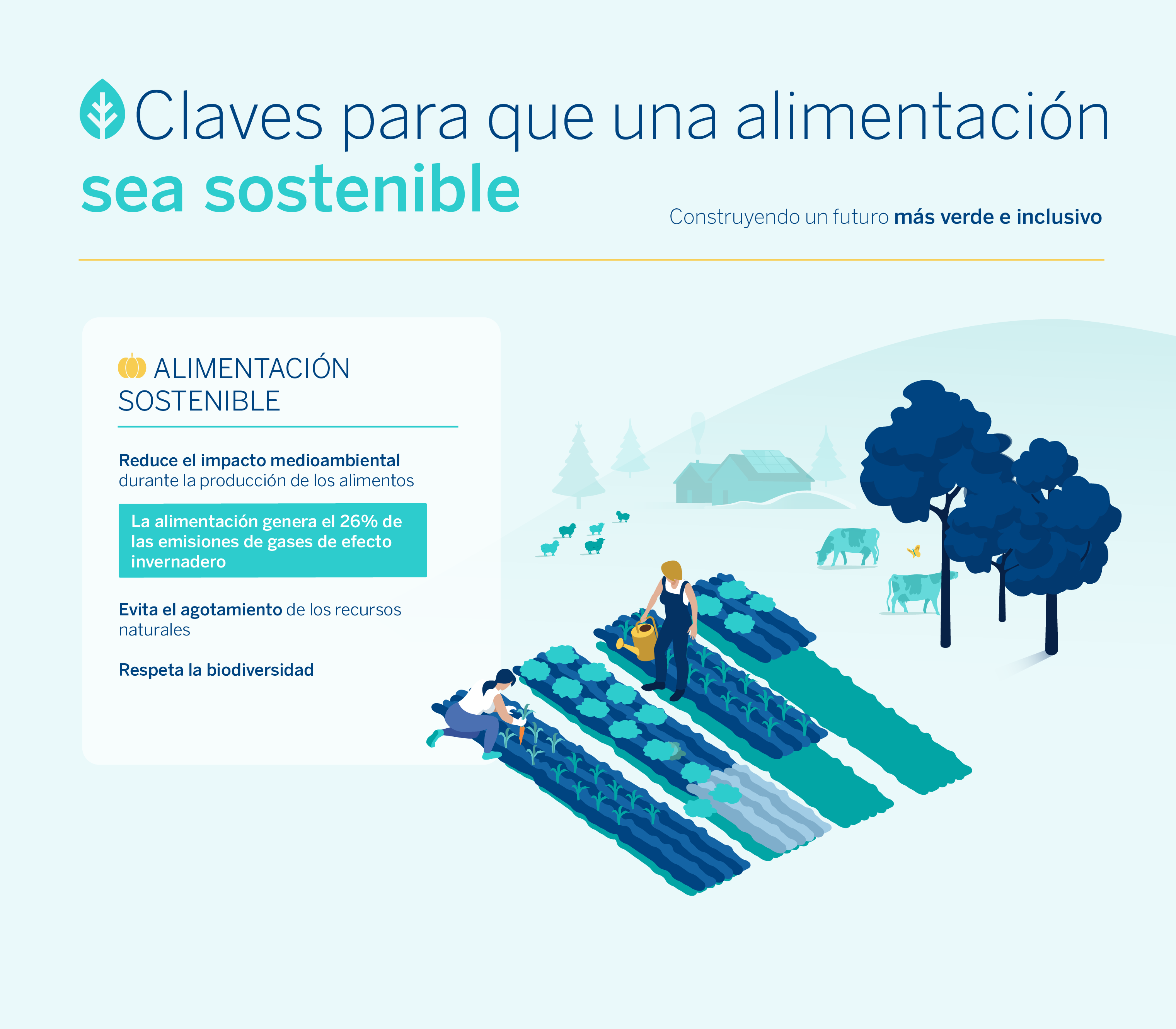 Claves para que una alimentación sea sostenible Claves para que una alimentación sea sostenible