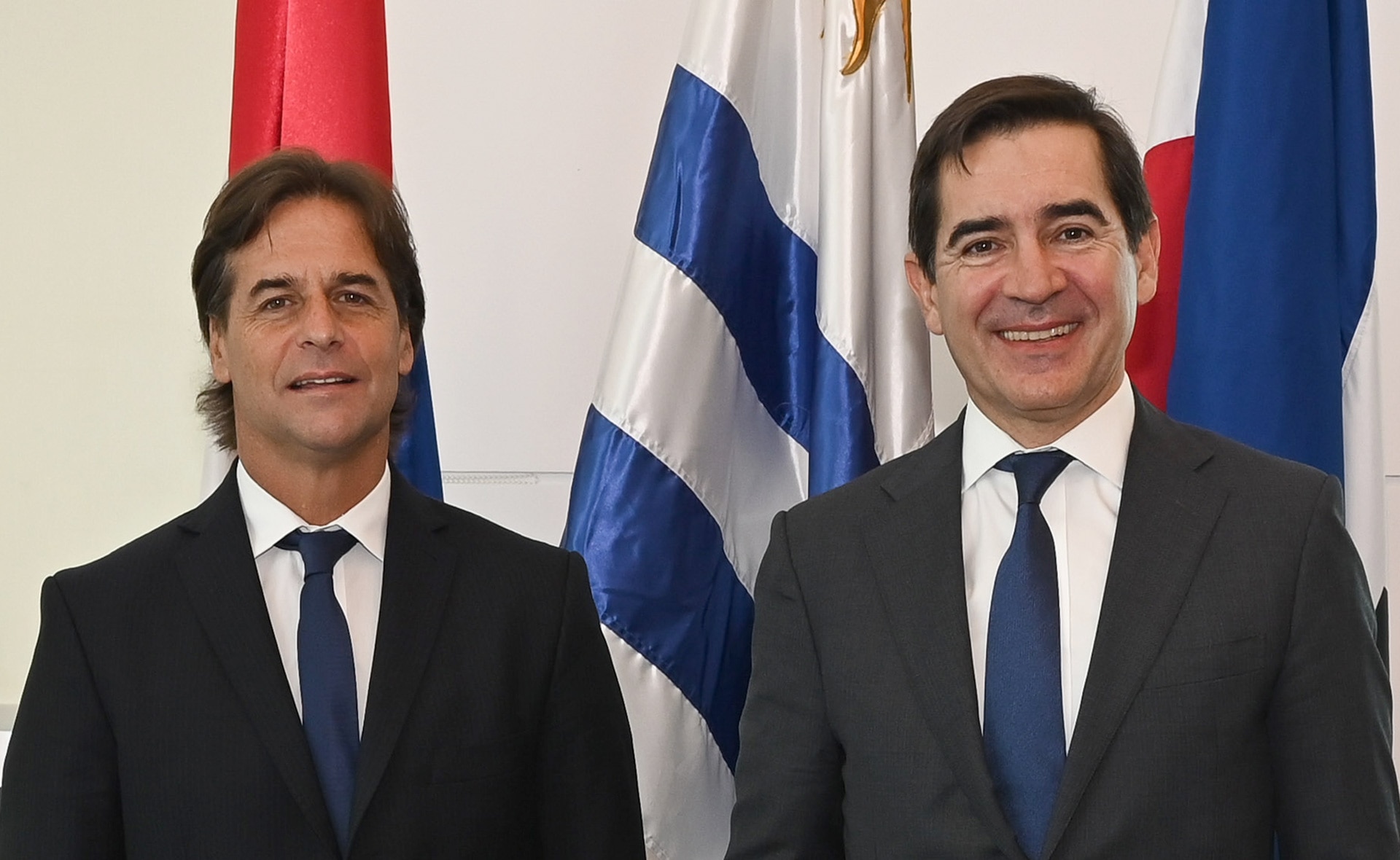 Carlos Torres Vila traslada a Luis Lacalle Pou el compromiso de BBVA con Uruguay