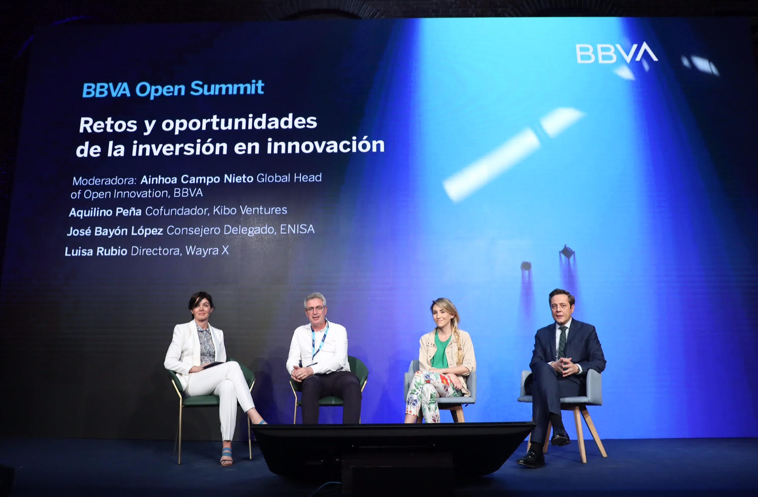 Charla en BBVA Open Summit sobre inversión en innovación Charla en BBVA Open Summit sobre inversión en innovación
