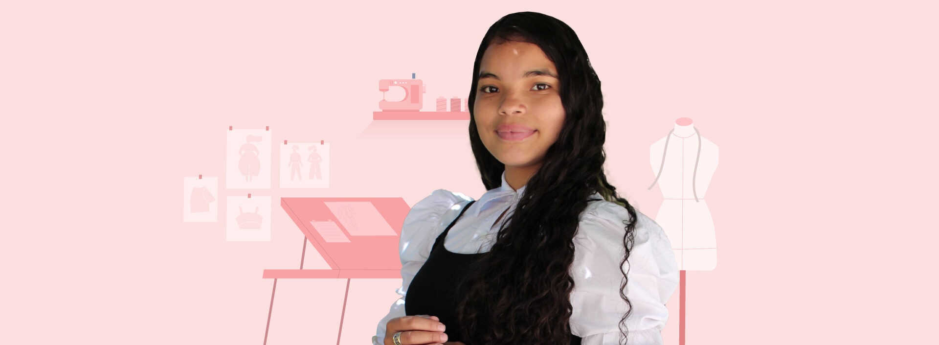 Kelly Zapata, la joven diseñadora que busca en la moda un antídoto contra la violencia y la pobreza