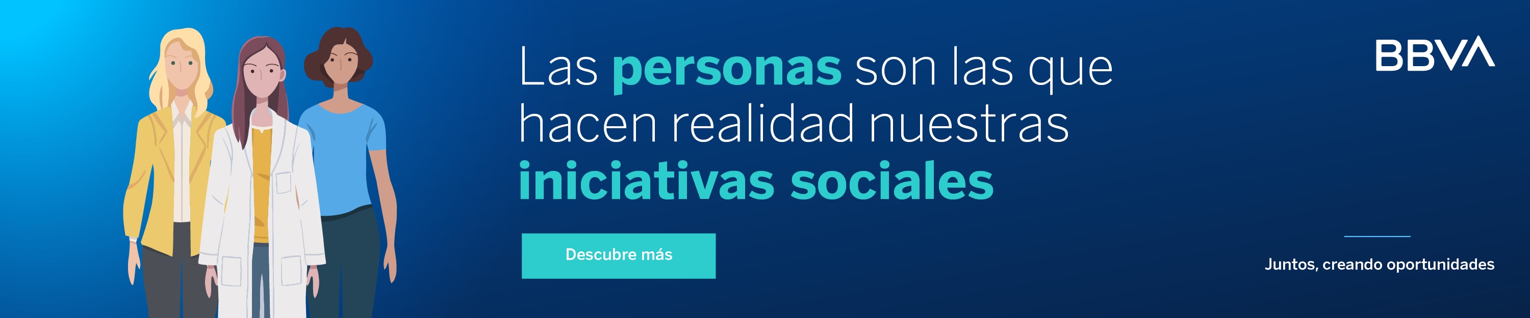 Las personas son las que hacen realidad nuestras iniciativas sociales