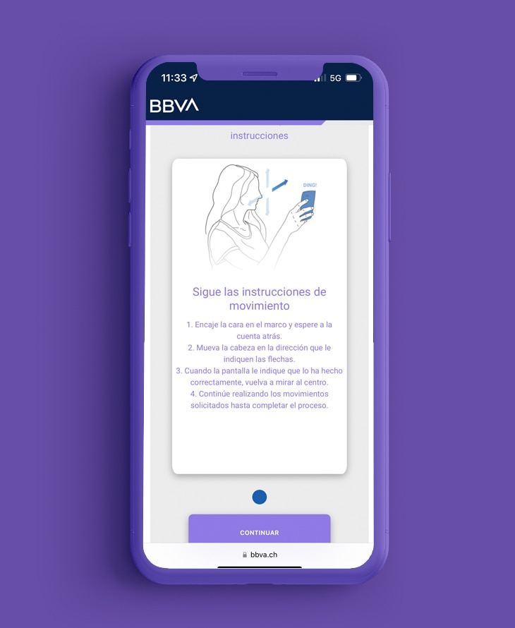 BBVA New Gen, la cuenta de inversión de la filial del Grupo en Suiza, cumple un año desde su lanzamiento. Para agilizar aún más el proceso de alta, New Gen ha incorporado un registro mejorado que, mediante un ‘selfie’, verifica la identidad de sus clientes en cuestión de segundos. BBVA Suiza pone en valor esta tecnología, capaz de verificar documentos de identidad y pasaportes de más de 190 países, para impulsar su expansión internacional. BBVA Suiza impulsa la expansión internacional de su cuenta New Gen al permitir el alta digital con un ‘selfie’