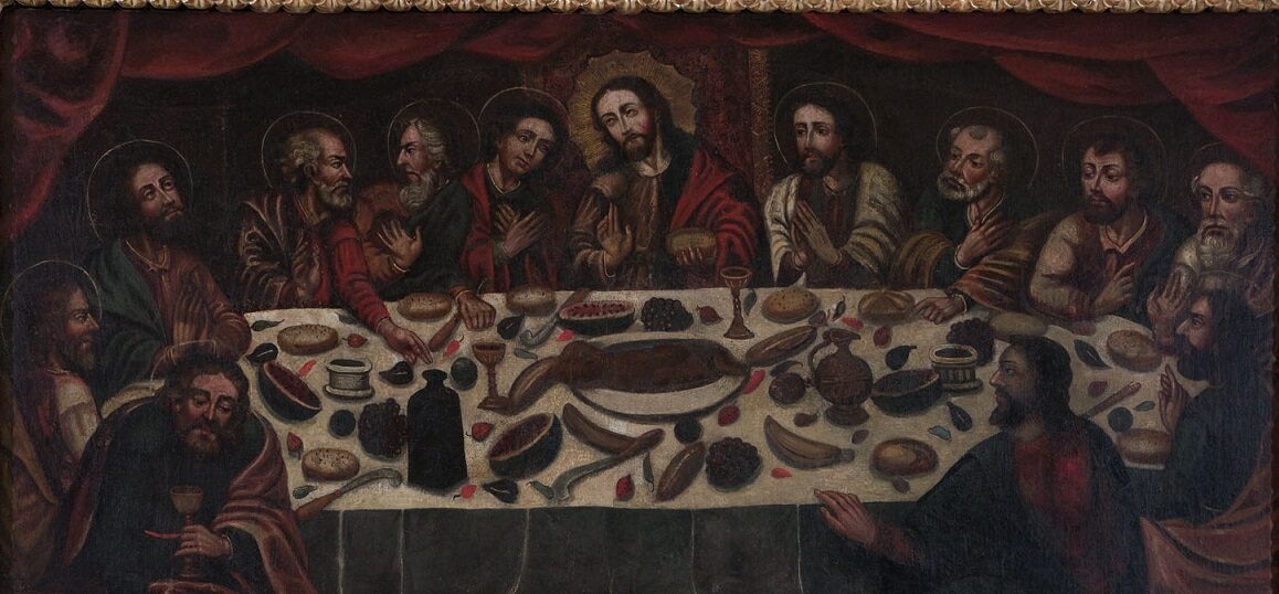 La última cena. Anónimo - Colección BBVA México La última cena. Anónimo - Colección BBVA México