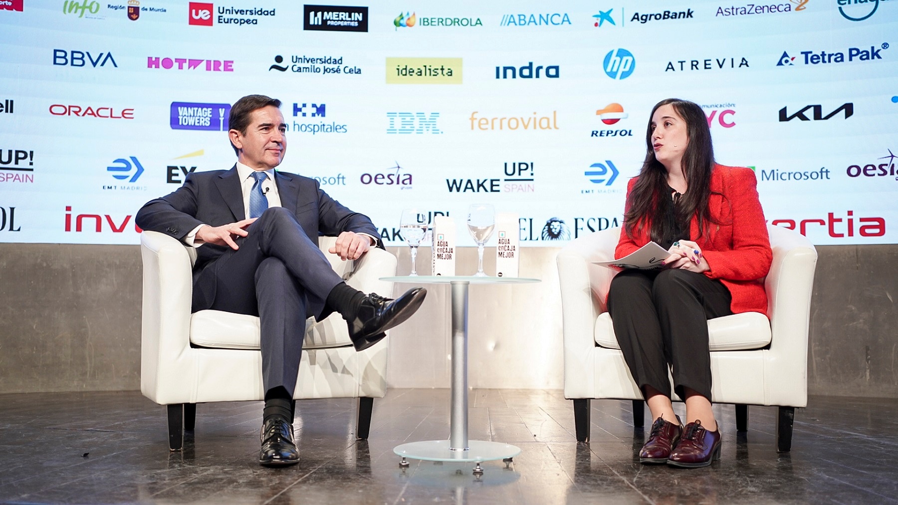 Carlos Torres Vila, presidente de BBVA, durante el evento 'Wake Up Spain' Carlos Torres Vila, presidente de BBVA, durante el evento 'Wake Up Spain'
