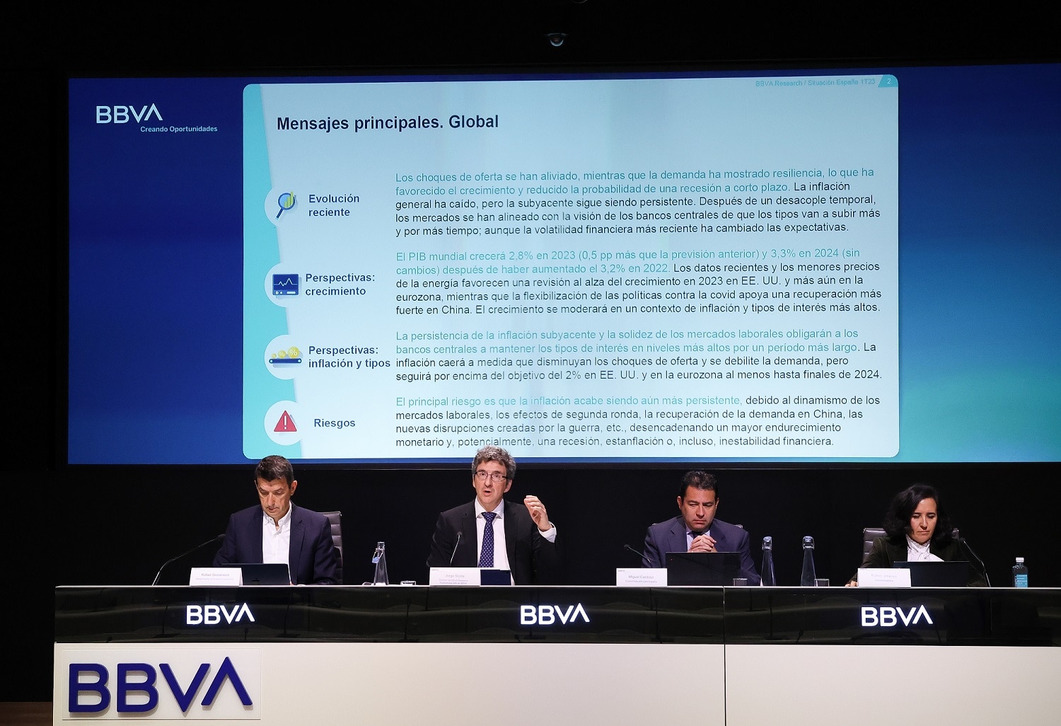 BBVA Research eleva su previsión de crecimiento para España en 2023 al 1,6% BBVA Research eleva su previsión de crecimiento para España en 2023 al 1,6%