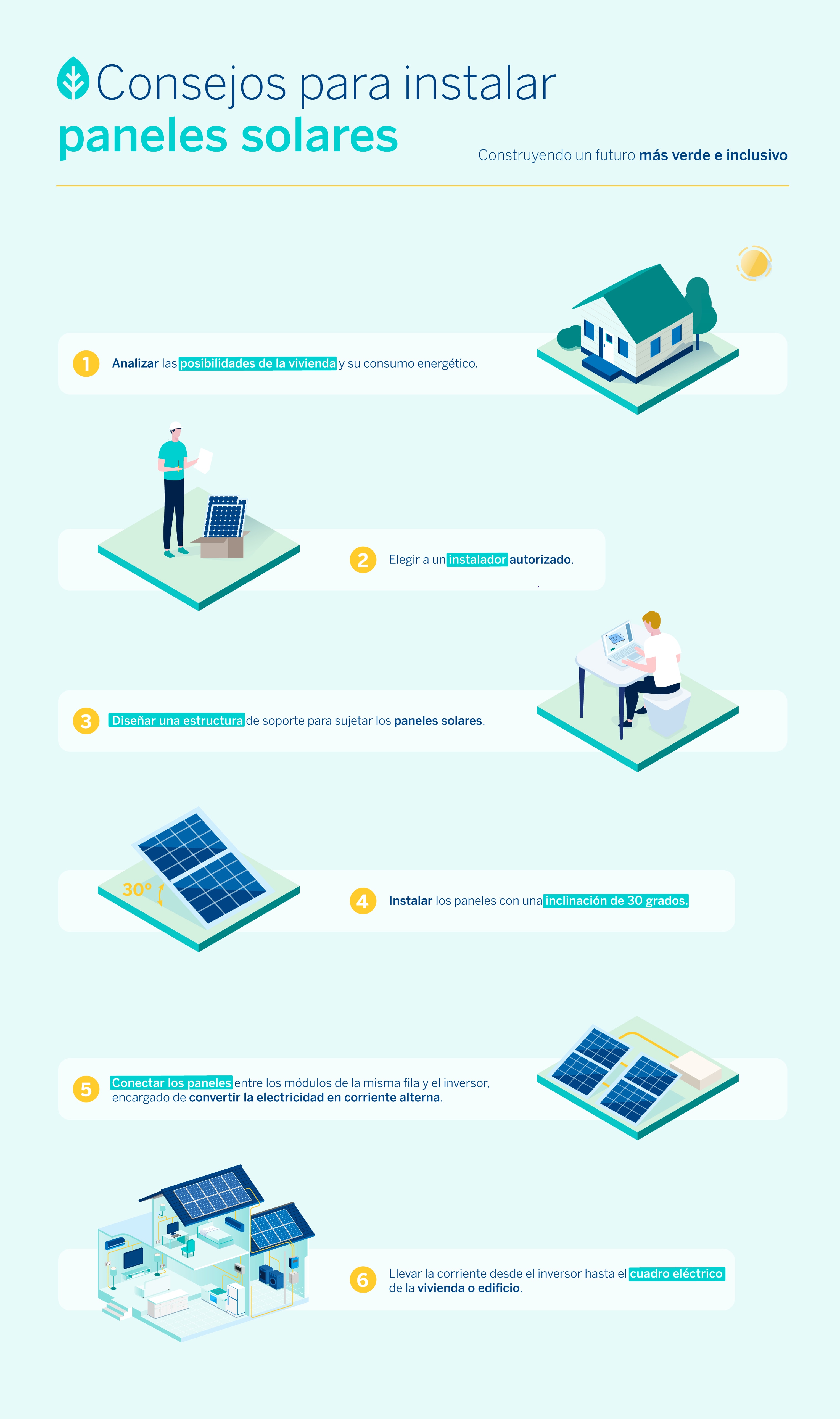 Consejos para instalar paneles solares