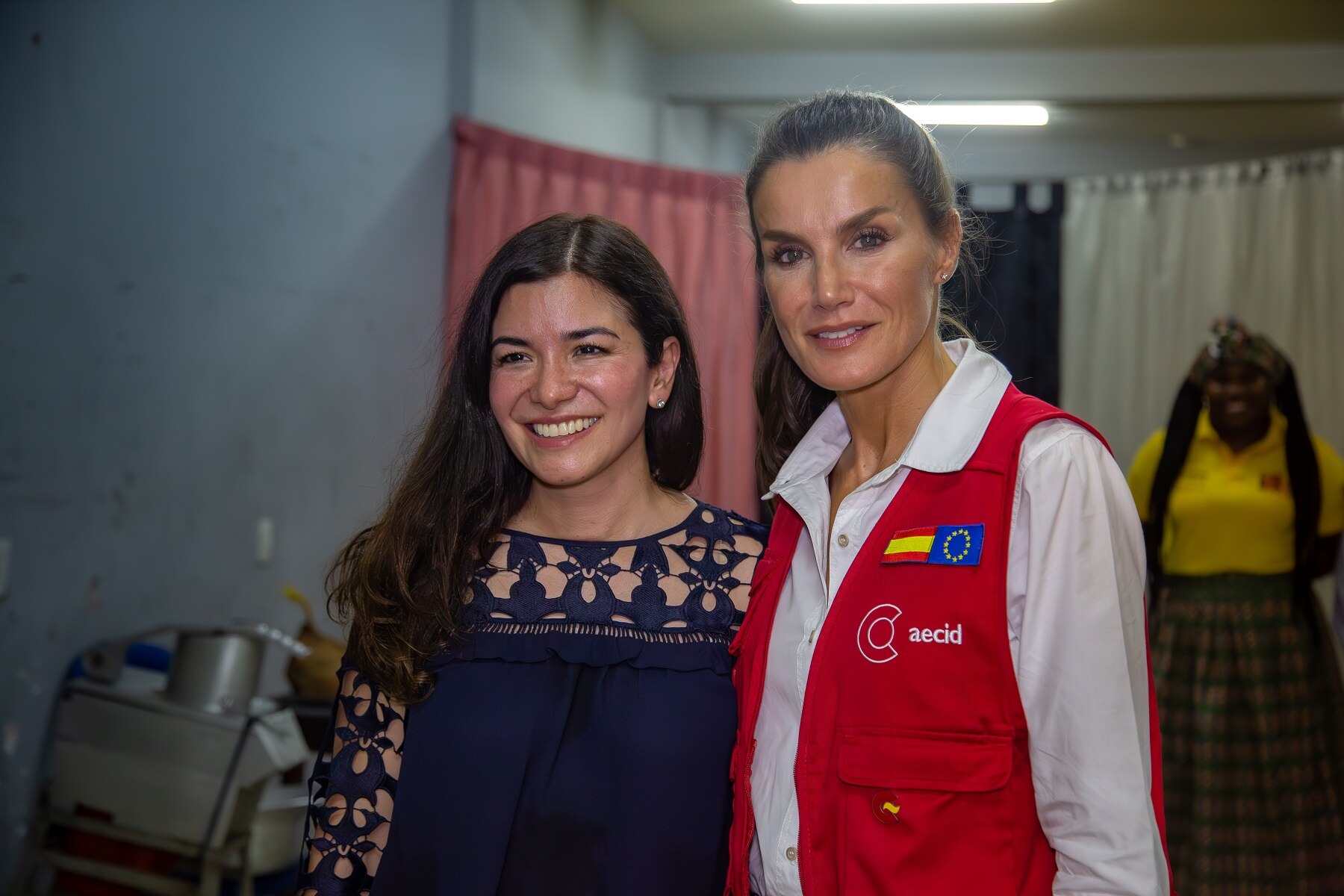 La Reina testigo del coraje y resiliencia de emprendedoras colombianas de la FMBBVA