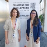 Stephanie García Van Gool (i) y Gabriela Eguidazu (d), de FMBBBVA Stephanie García Van Gool (I) y