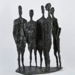 Hombres caminando-Helen Escobedo. Colección de Arte de BBVA México.