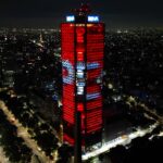 La Torre BBVA México enciende sus luces por la inclusión