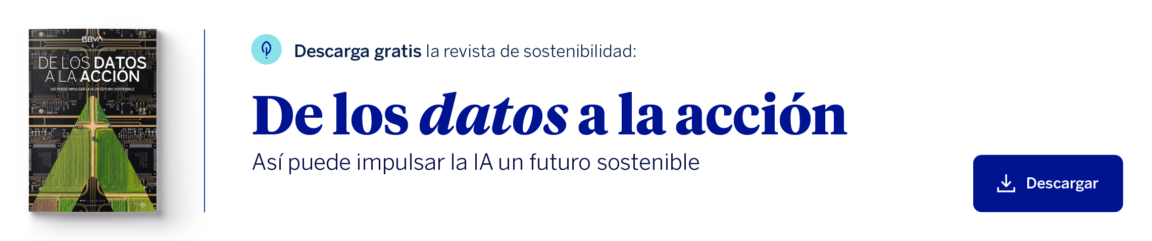 BBVA explora el papel de la inteligencia artificial frente a los desafíos ambientales