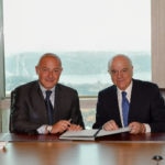 Picture Francisco González, president of BBVA, and Ferit Sahenk, president of Garanti