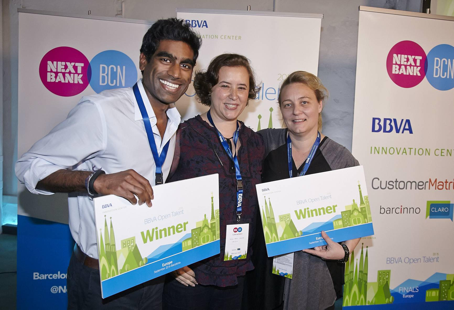 Everledger and Origin Markets winners BBVA Open Talent Europe 2015 Picture of Everledger and Origin Markets winners BBVA Open Talent Europe 2015