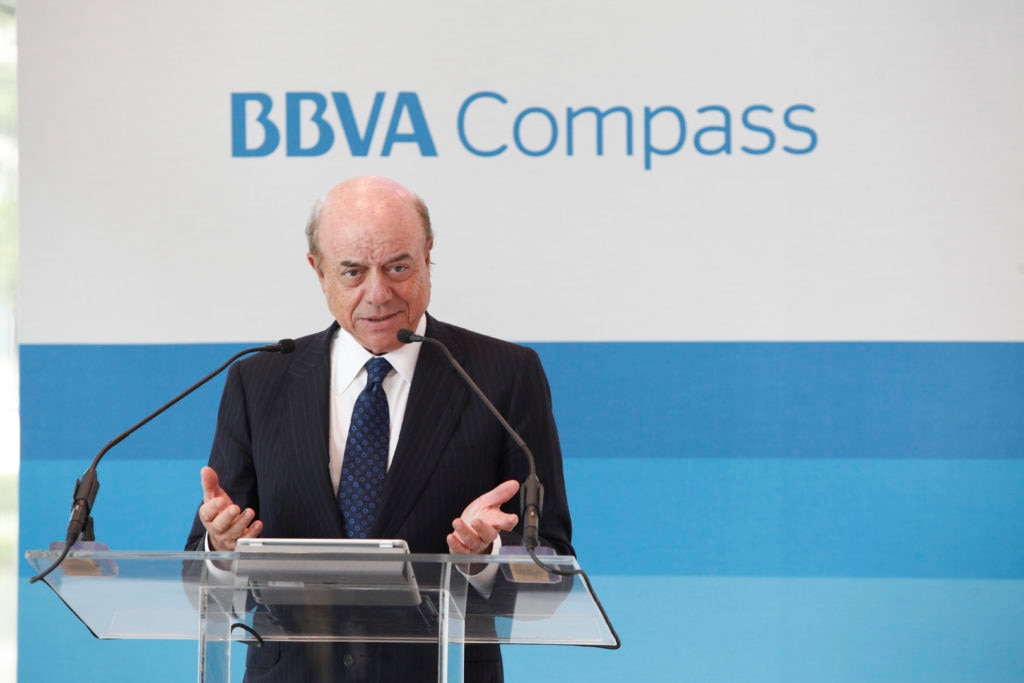 Francisco Gonzalez speaks at the BBVA grand openingin Houston 2013 Francisco Gonzalez speaks at the BBVA grand openingin Houston 2013