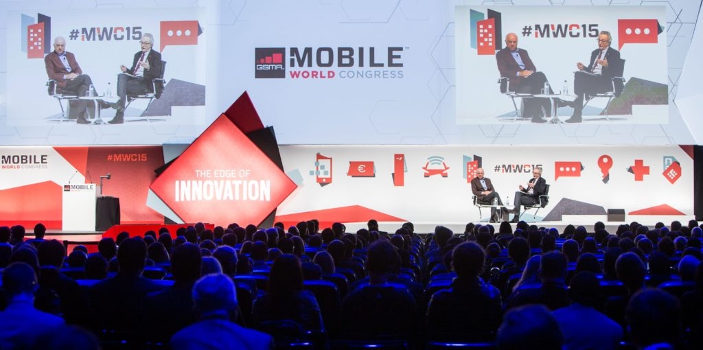 Francisco Gonzalez, Mobile World Congress, Barcelona, BBVA Chairman Picture of the Mobile World Congress with BBVA Chairman Francisco Gonzalez