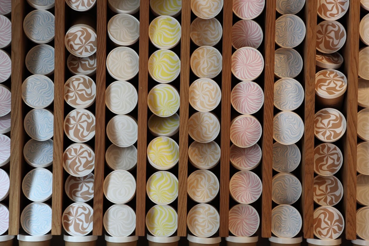 Rocamboles, ice creams Picture of the ice creams from Rocambolesc - BBVA