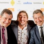 Picture of the Roca brothers with the world's 50 best restaurants award- BBVA