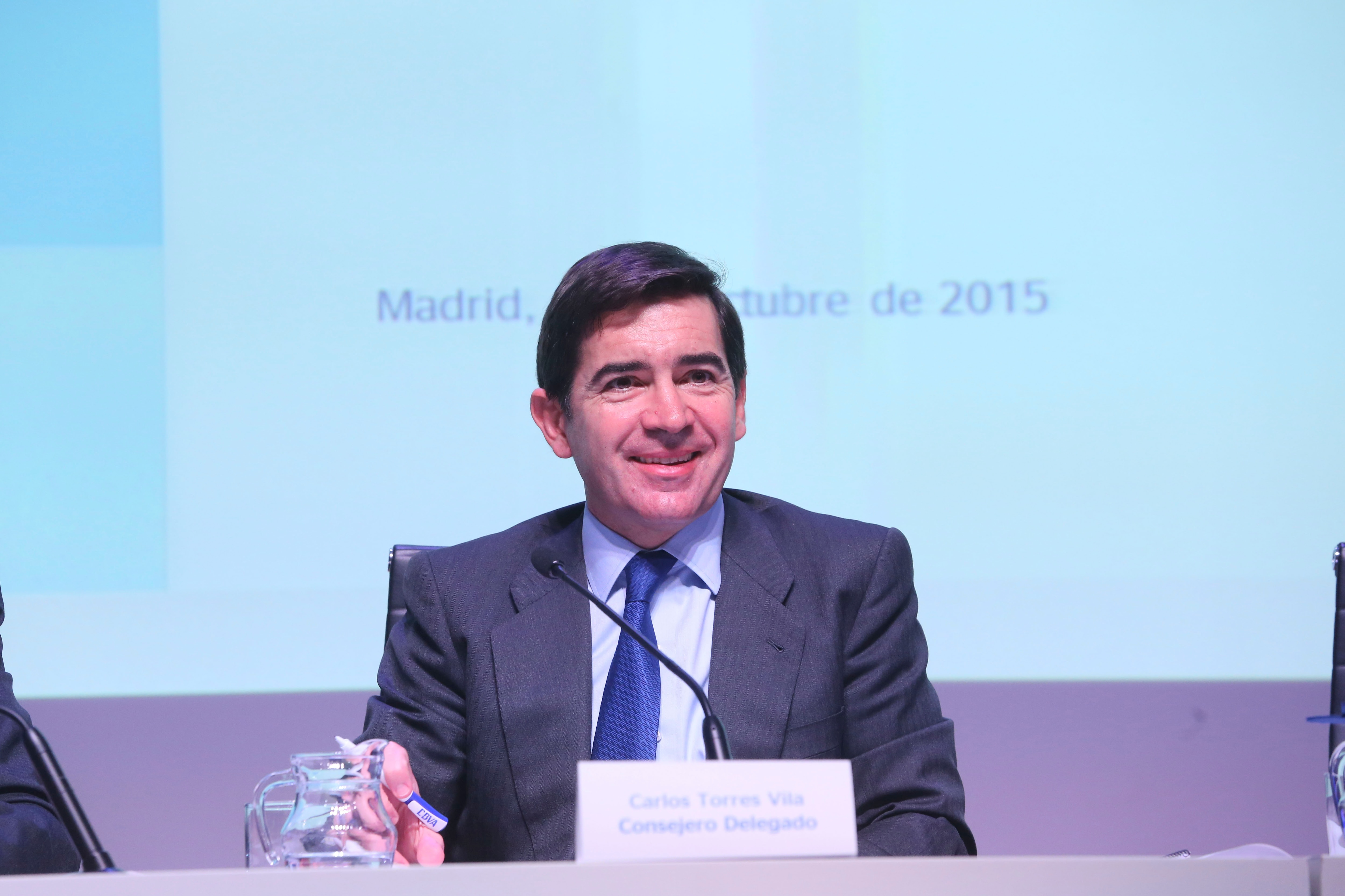 Carlos Torres at the 3Q15 Results Picture of Carlos Torres at the 3Q15 Results BBVA