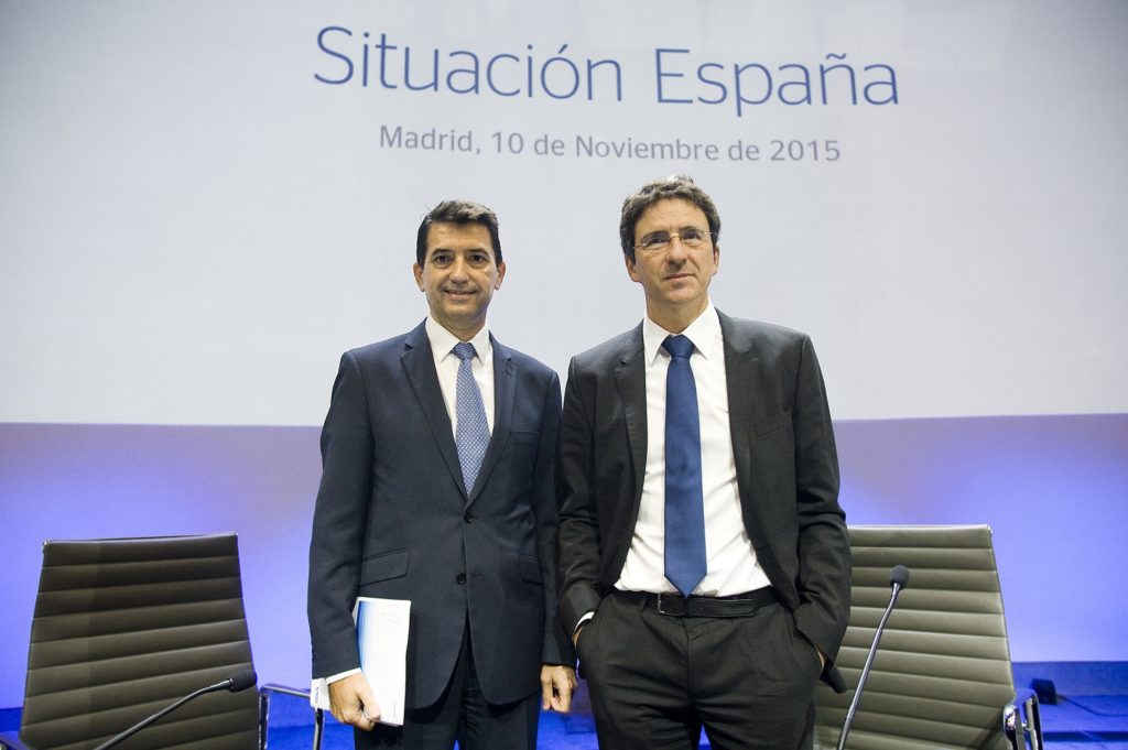 Rafael Domenech and Jorge Sicilia Spain economic outlook presentation