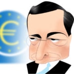 Caricature of Mario Draghi President of the European Central Bank Mario Draghi President of the European Central Bank